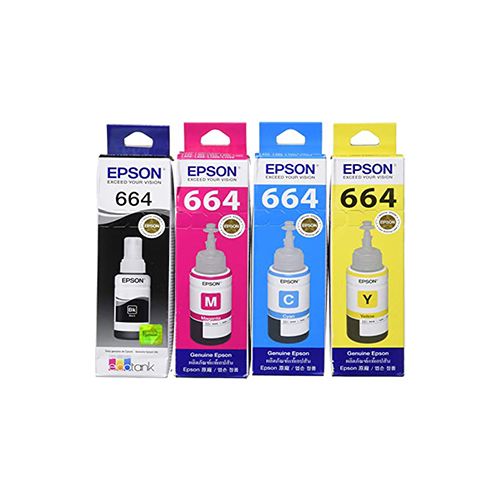 664 Epson Genuine Inks (Set of 4 Color's)