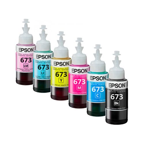 673 Genuine Epson Ink Refills (Set Of 6 Colors)